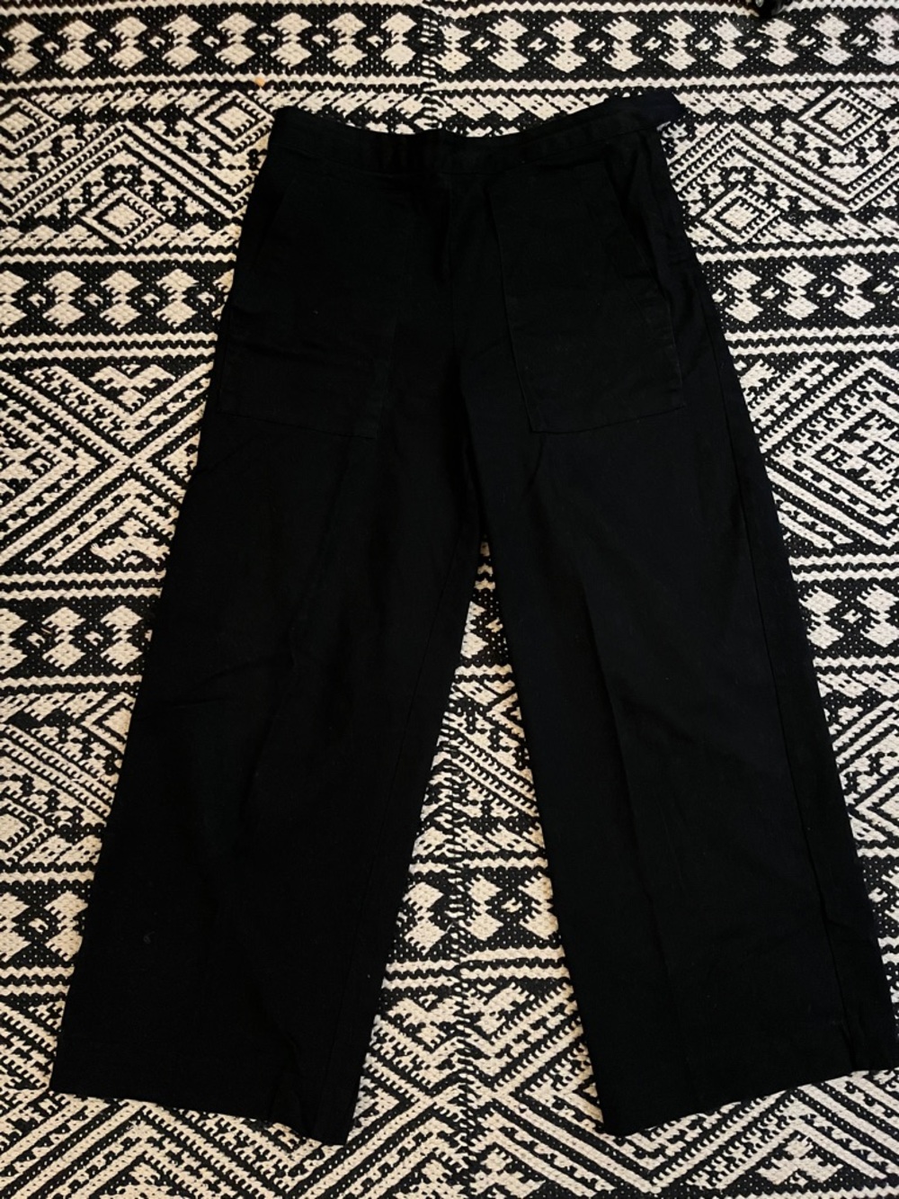 Black Wide-Leg Pants